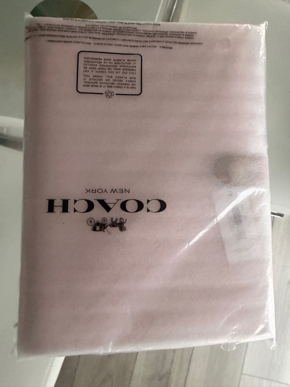2026 Coach Powder Pink Notebook CEA49 NWT